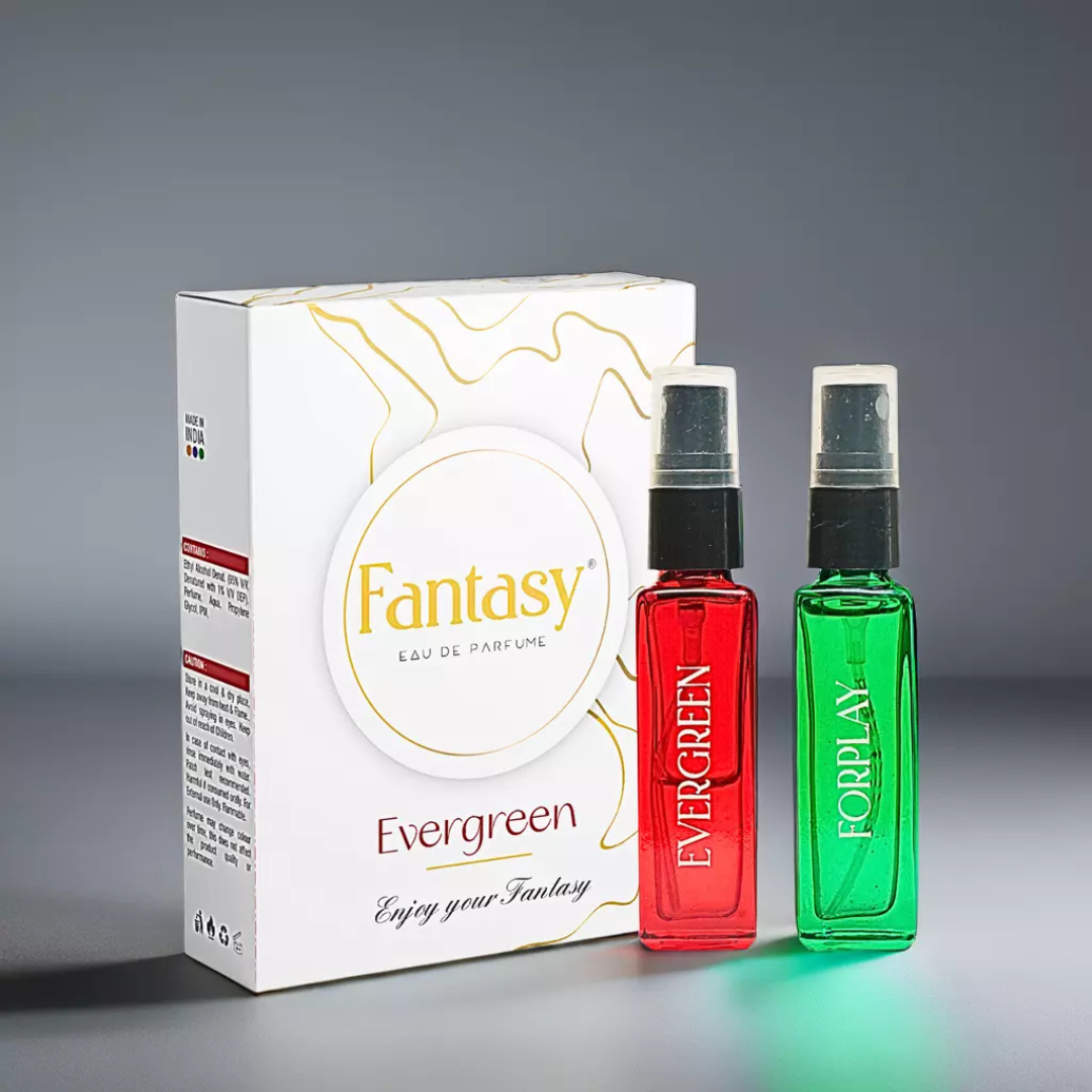 Trial/ Travel Pack : Evergreen & Forplay Perfumes (8ml each)