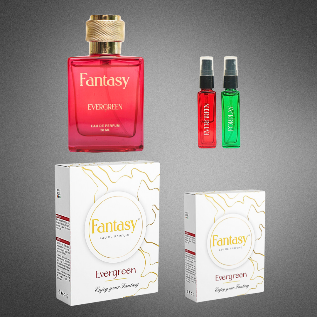 Evergreen Perfume with Trial Pack Combo : 50ml + 16ml