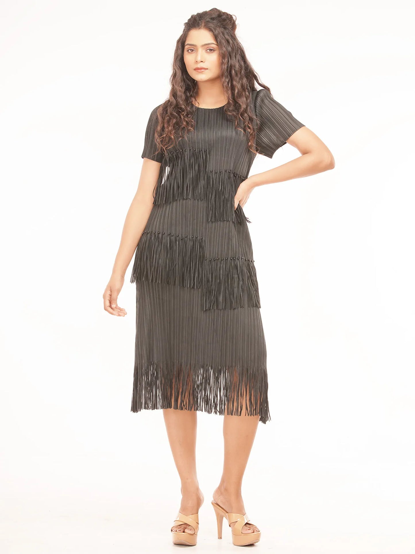 Fringe Party Gown